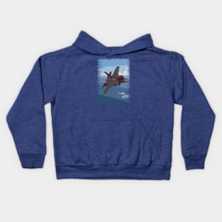 F35 Fighter Jet Kids Hoodie